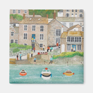 Der Wharf in Mousehole Magnet