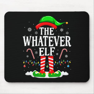 Der Whatever Elf Weihnachten Lustige passende Fami Mousepad