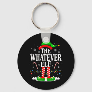 Der Whatever Elf Weihnachten Lustige passende Fami Schlüsselanhänger