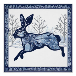 Der Whimsikale Ausflug des Hares Winters Poster