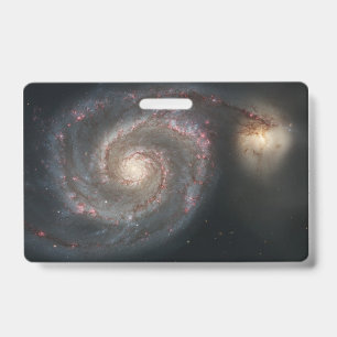 Der Whirlpool Galaxy M51 & Companion im Weltraum Ausweis
