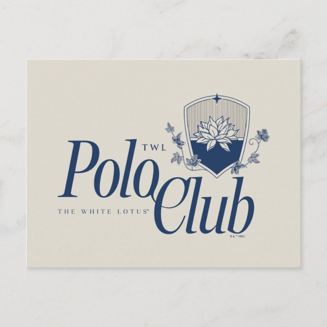 Der White Lotus Polo Club Postkarte (Vorderseite)