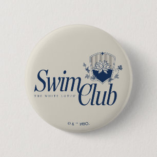 Der White Lotus Swim Club Button