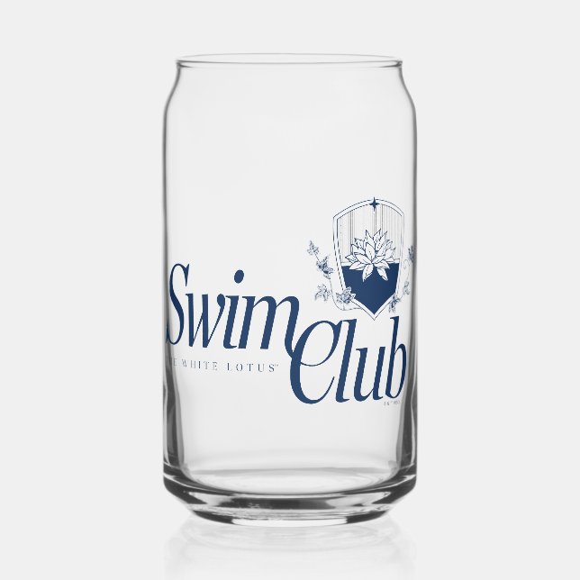 Der White Lotus Swim Club Dosenglas (Vorderseite)