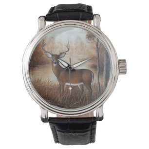 Der Whitetail-Dollar der Männer Armbanduhr