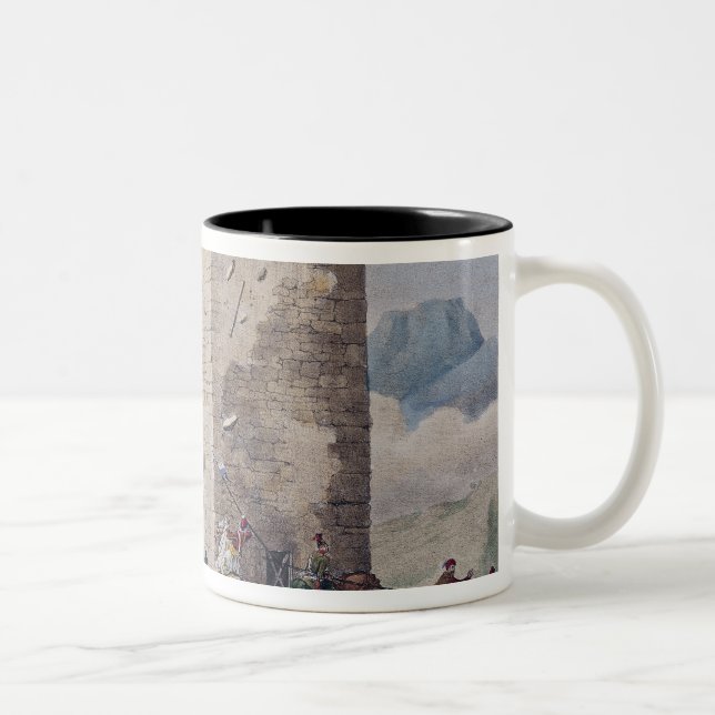 Der Widerstand von vierzig griechischen Rebellen Zweifarbige Tasse (Rechts)