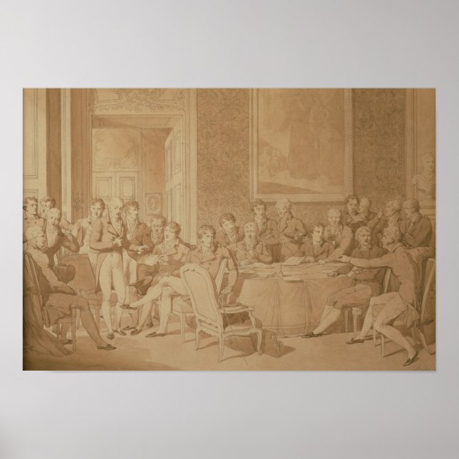 Der Wiener Kongress von 1815 Poster (Vorne)