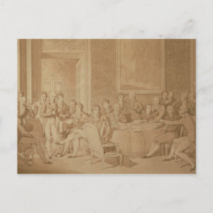 Der Wiener Kongress von 1815 Postkarte