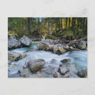 Der Wildbach Ramsauer Ache Postkarte