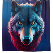 Der wilde Blick – Intensive Tierportrait-Duschabde