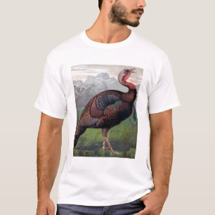 Der wilde die Amerikaner-Türkei-Hahn, Illustratio T-Shirt