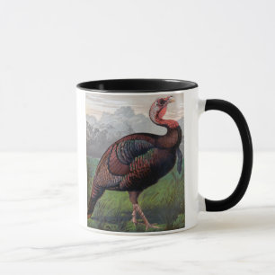 Der wilde die Amerikaner-Türkei-Hahn, Illustratio Tasse