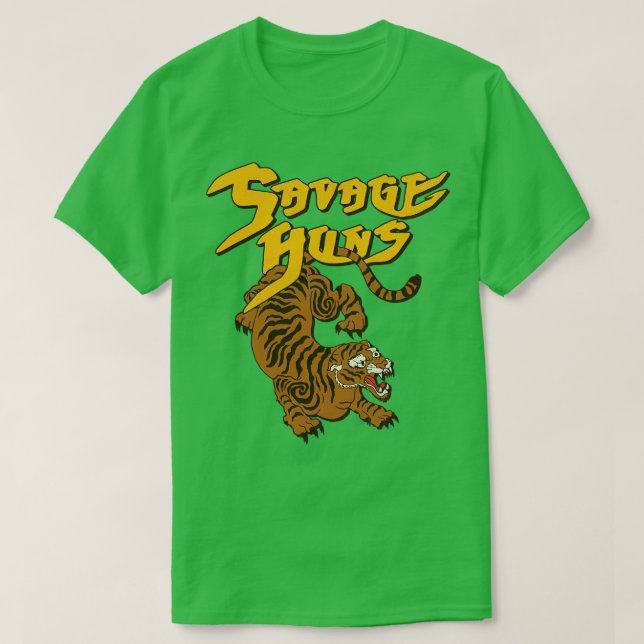 Der Wilde hält den Kriegerfilm fest T-Shirt (Design vorne)
