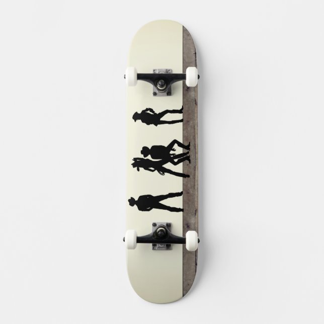 Der Wilde Westen Skateboard (Vorderseite)