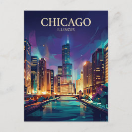 Der Willis Tower USA Postkarte