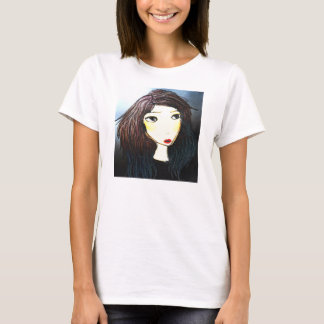 Der Wind, der von geschlagen wird, behalten die T-Shirt