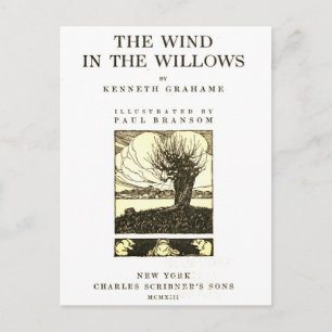 Der Wind in den Weiden Postkarte