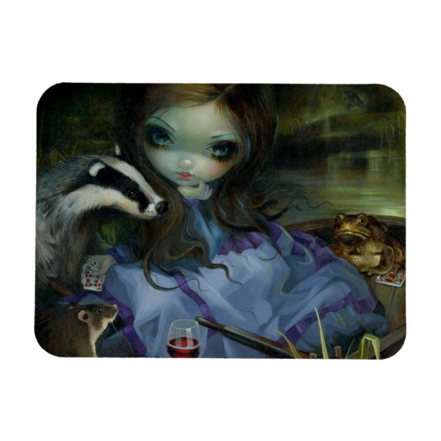 "Der Wind in den Willows" Flex Magnet (Horizontal)