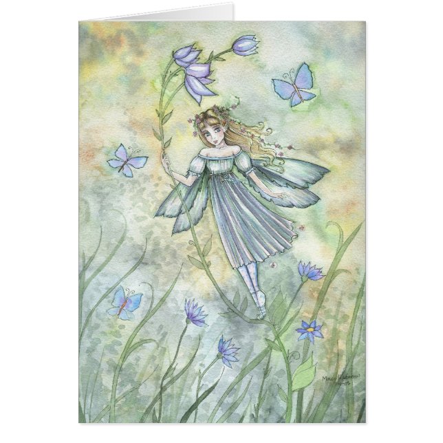 Der Wind spricht eine weiche Fairy Card (Vorne)