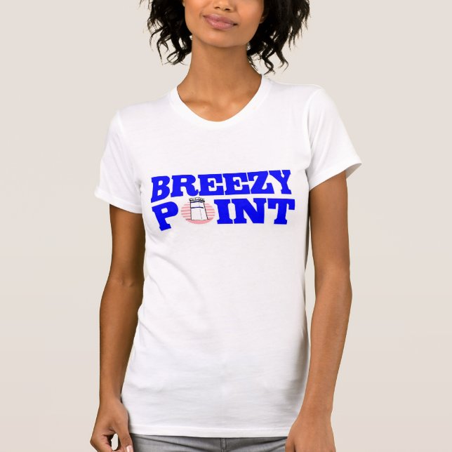 Der windige Behälter der Punkt-Frau T-Shirt (Vorderseite)