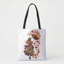 Der Windsammler – Herbstfrau mit Regenschirm