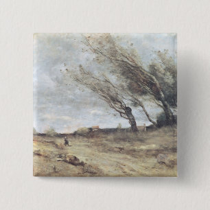 Der Windstoß, c.1865-70 Button