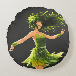 Der Windsurfer Rundes Kissen