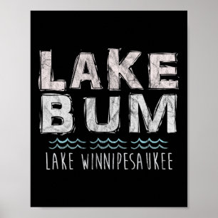 Der Winnipesaukee-See ist zum Entspannen! Sommerfe Poster