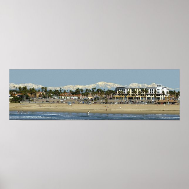 Der Winter am Strand Poster (Vorne)