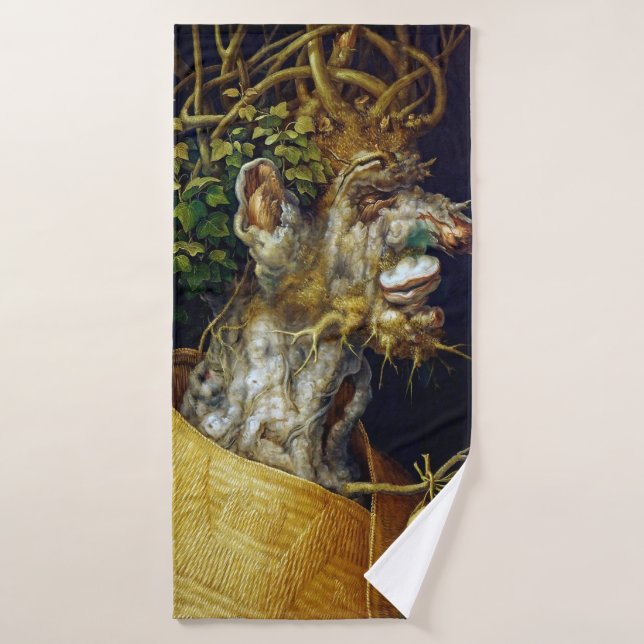 Der Winter, Arcimboldo Badehandtuch (Badehandtuch)