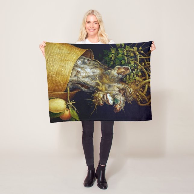 Der Winter, Arcimboldo Fleecedecke (Beispiel)