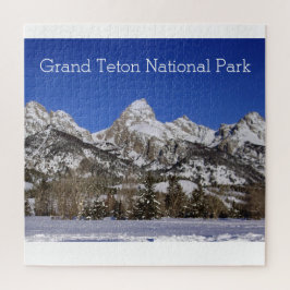Der Winter im Grand Teton Landschaftlich