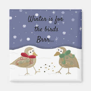 Der Winter ist für die Vögel Magnet