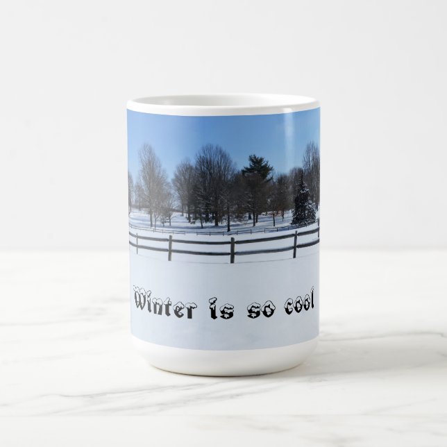 Der Winter ist so cool - Tasse (Mittel)