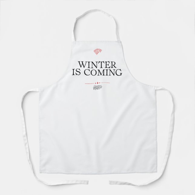 Der Winter kommt Schürze (Vorderseite)