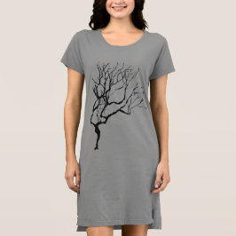 Der Winter kommt zum Trendy Wintery Nature Tree T-Shirt
