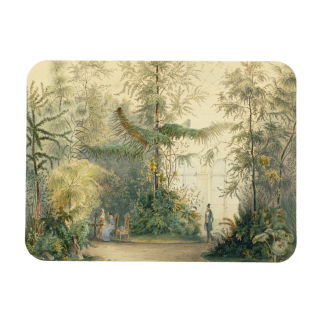 Der Wintergarten des Hofburg, Wien, 1 Magnet (Horizontal)