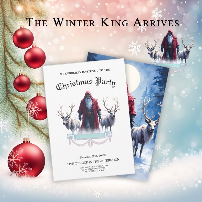 Der Winterkönig kommt.  Einladung (Von Creator hochgeladen)