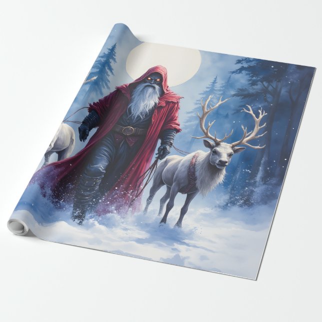 Der Winterkönig kommt.  Geschenkpapier (Ungerollt)