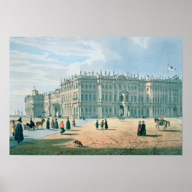Der Winterpalast aus der Passage Poster (Vorne)