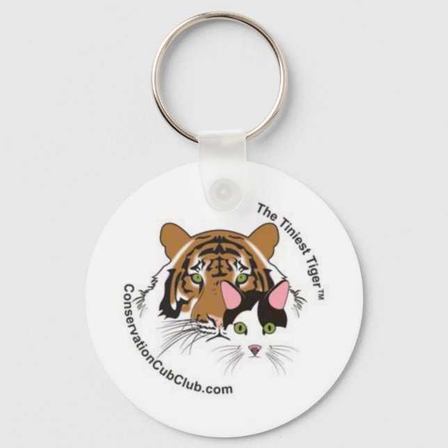 Der winzigste Tiger Conservation Cub Club Schlüsse Schlüsselanhänger (Vorderseite)