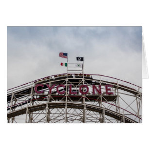 Der Wirbelsturm in Coney Island, NY