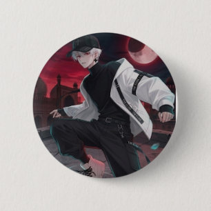 Der Wirbelwind des Alchemisten Anime-Junge-Knopf - Button