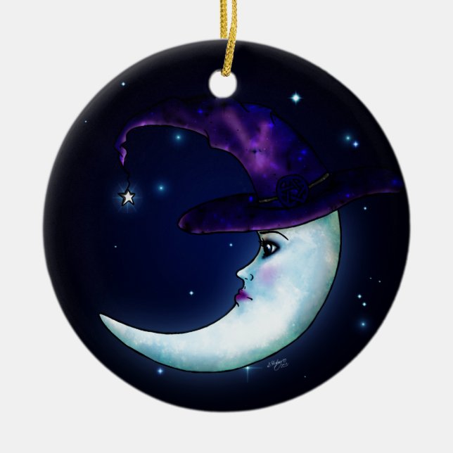 Der Witching Mond Keramik Ornament (Vorne)