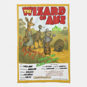 Der Wizard of Aus Filmparodie Geschirrtuch