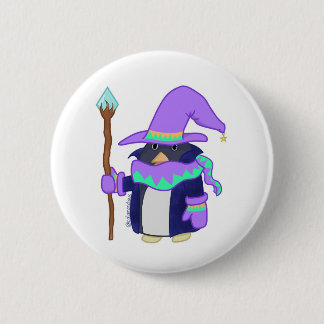 Der Wizard Penguin Badge Button
