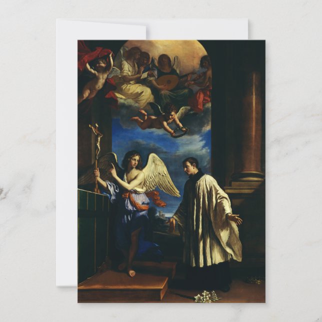 Der Wohnort von Saint Aloysius Luigi Gonzaga Einladung (Vorderseite)