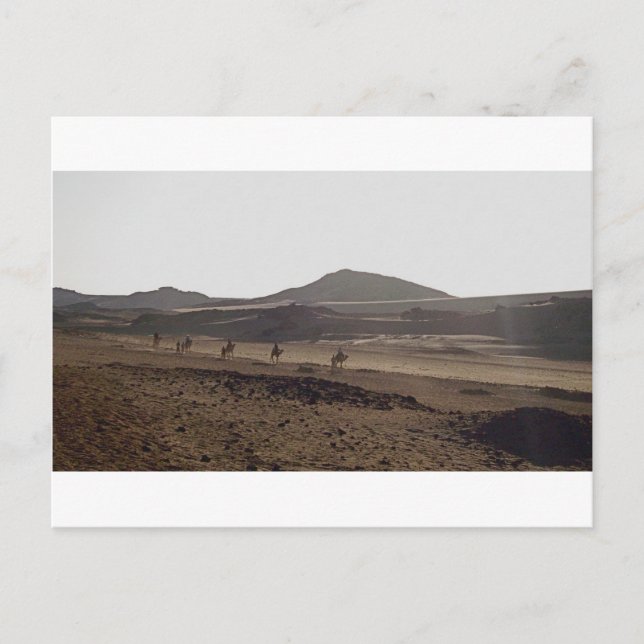 Der Wohnwagen behält das Bewegen Postkarte (Vorderseite)