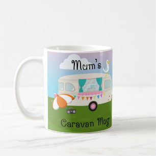 Der Wohnwagen-Weiß der Mama 11-Unze-klassische Kaffeetasse