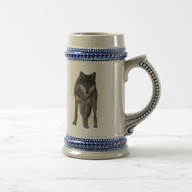 Der Wolf-Bierstein Bierglas (Rechts)